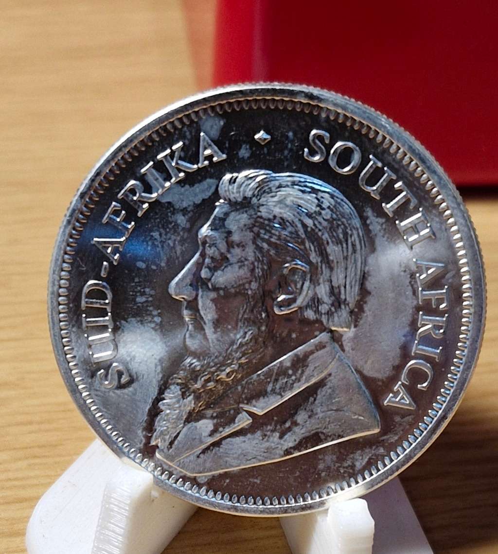 Silver 1oz Krugerrand 2021 Bullion Coin.